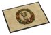 Sealyham Terrier Christmas Flowers Doormat Front Door Mat Indoor Outdoor Rugs For Entryway, Non Slip Washable Low Pile, 24H X 36W_maomaolike.com