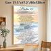 Psalm 91 Scripture Painting Poster, Soft Sunset Beach Wave Scene Poster, Inspirational Religious Verse Decor Suitable For Home, Prayer Room_maomaolike.com