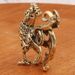 Brass Zodiac Creative Small Copper Ornament Pendant Desktop Decoration Phoenix Rooster Metal Figurine Craft_maomaolike.com