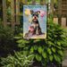 Schnauzer Happy Birthday Garden Flag Mailbox Flag Decorative Yard Flag Banner Outside Patio Artwork Yard Flower Beds, Garden Size, Multicolor_maomaolike.com