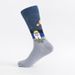 Colorful Trendy Socks Mid High Cotton Socks Multi Pattern Versatile Trendy Socks _maomaolike.com