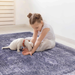 MAVAL Anthracite Washable Rug 4x6 Area Rug Anthracite, 4' X 6'_maomaolike.com