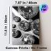 Disco Ball Themed Painting Poster, Monochrome Sleek Mirrored Disco Balls Poster, Brings Retro Stylish Vibe, Suitable For Living Room, Bar Or Party_maomaolike.com