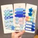 Unisex Dopamine Blue Cute Star Traceless clip Children's hair clip bangs side duck beak clip hair clip_maomaolike.com