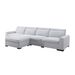 149' Modular Sectional Sofa With Ottoman_maomaolike.com