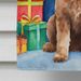 Labradoodle Christmas Reindeer House Flag Large Porch Sleeve Pole Decorative Outside Yard Banner Artwork Wall Hanging, Polyester, House Size, Multicolor_maomaolike.com