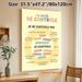 French Control Circle Themed Painting Poster, Soft-hued Warm Typographic Circular Design Poster, Supports Emotional Regulation, Ideal For Therapy_maomaolike.com