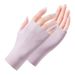 New mittens summer sunscreen gloves ice silk half-finger outdoor travel riding anti-ultraviolet manicure thin gloves_maomaolike.com