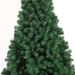 8ft Artificial Christmas Tree Full Natural Spruce PVC Fir Tree Foldable Metal Stand Unlit Green_maomaolike.com