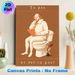 Shakespeare Humorous Bathroom Painting Poster, Witty Vintage-style Illustration Of Shakespeare On Toilet Poster, Brings Playful Lighthearted Vibe_maomaolike.com