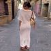 Women's Clothing lazy style fashion hollow slim high waist skirt suit _maomaolike.com