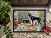 Doberman Pinscher Christmas Cookies Doormat Front Door Mat Indoor Outdoor Rugs For Entryway, Non Slip Washable Low Pile, 24H X 36W_maomaolike.com