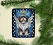 Havanese My Angel Porcelain Ornament Christmas Tree Hanging Decorations For Home Christmas Holiday, Rectangle, Gift, Multicolor_maomaolike.com