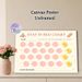Stay In Bed Reward Chart Painting Poster, Soft-toned Cute Bedtime-themed Poster, With Sleep Icons And Reward Stars, Helps Encourage Staying In Bed All_maomaolike.com