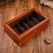 Unisex Glasses sunglasses multi-cell storage box with lock Aspergillus wood myopia sunglasses finishing dust display box_maomaolike.com