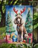 Chocolate Standard Poodle Christmas Reindeer Garden Flag Mailbox Flag Decorative Yard Flag Banner Outside Patio Artwork Yard Flower Beds, Garden Size, Multicolor_maomaolike.com