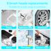 IAGREEA Shower Scrubber With 6 Replaceable Brush Heads, IPX6 Waterproof Cordless Power Cleaning Brush With Adjustable Extension Handle, 45°rotating Brush Shaft, And 2-speed Shower Cleaner For Cleaning_maomaolike.com