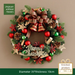 Jinghua 30cm Red Vine Hoop Christmas Decorations Window Wreath Door Wall Hanging_maomaolike.com