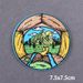 Camping Mountain Iron On Patches DIY Embroidery Patches For Clothes Jeans, Jacket And Backpack Adventure Fusible Patch_maomaolike.com