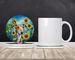 Greyhound In Sunflowers Large Sandstone Coasters Pack Of 4 Absorbent Round Coasters Decor Gifts For Men Or Women, 4 In, Multicolor_maomaolike.com