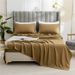 Soft Brushed Sheet Set - Minimalist Solid Color For Single/Double Bed (Breathable & Skin-Friendly, 200 Thread Count,_maomaolike.com