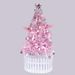 6FT Christmas Tree with Pink Lights - Pre-Lit Artificial Xmas Tree for Holiday Decor_maomaolike.com
