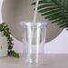 450ml Reuable Double-layer Platic Tranparent Drinking Water Bottle With Lid Straw Cup Outdoor Drink Tea Milk Mug_maomaolike.com