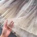 Women's Clothing new mesh dress female design sense splicing slim waist medium length first love fairy dress_maomaolike.com