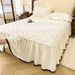 2025 New Thickened Quilted Skirt Style Cover Single Piece Floor-Length Hem Non-Slip 1.5m 1.8m Bed Fitted Sheet_maomaolike.com