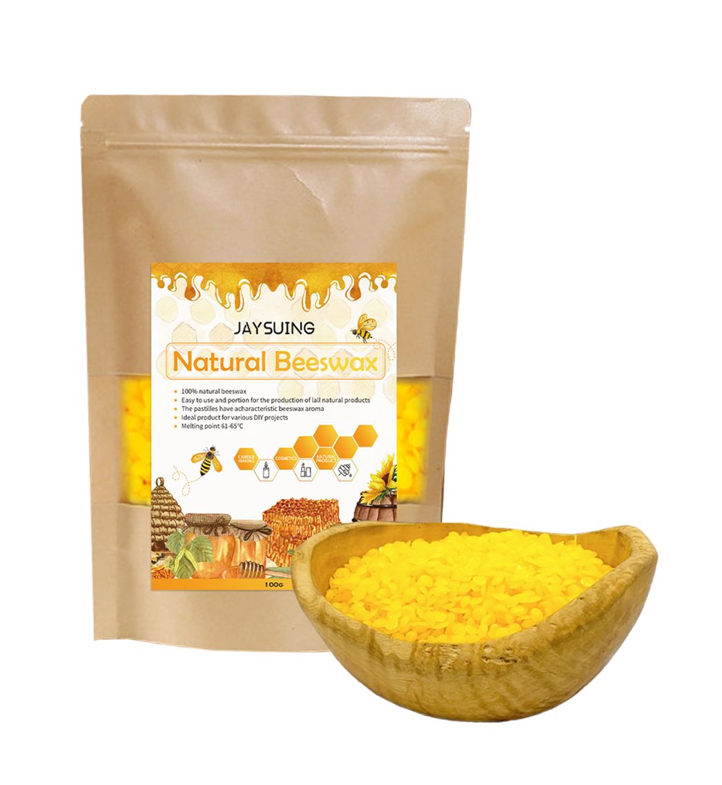Jaysuing Beeswax Granules, Household Handmade Beeswax Sofa Floor Brightening Maintenance Furniture Leather Care Wax_maomaolike.com