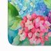 Hydrangeas In Watercolor Memory Foam Kitchen Mat Machine Washable Anti-Fatigue Mat Cushion Comfort Bath Mat Or Kitchen Rug_maomaolike.com