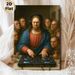 DJ Jesus Parody Painting Poster, Whimsical Classic Art-inspired Poster, Humorous Depiction Of Jesus As DJ With Grumpy Disciples, Quirky Decor Option_maomaolike.com