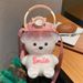Cute Bear Cup Various Modes Of 1000ml/1400ml Tumbler With Straw Kawaii Water Bottle For Girl Kid Outdoor Drinking Kettle_maomaolike.com