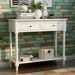 Daisy Series Console Table Traditional Design With Two Drawers And Bottom Shelf_maomaolike.com