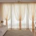 French Light Luxury Artistic Living Room Balcony Sheer Curtains Light-Filtering Privacy Bedroom Bay Window_maomaolike.com
