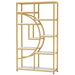 Freestanding Bookshelf, B Etagere Bookcase With 9 Open Shelves_maomaolike.com