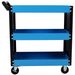3 Tier Rolling Tool Cart On Wheels,Heavy Duty Utility Tool Cart With Pegboard For Repair Shop, Garage, Warehouse,Blue_maomaolike.com