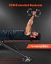 Weight Bench, 800lbs Adjustable Weight Bench Press For Full Body Workout, Exercise Sit Up Bench For Home Gym Strength Training, Flat Bench With With Leg Extension, Preacher Pad, Fast Adjustment_maomaolike.com
