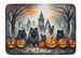 Keeshond Spooky Halloween Memory Foam Kitchen Mat Machine Washable Anti-Fatigue Mat Cushion Comfort Bath Mat Or Kitchen Rug_maomaolike.com