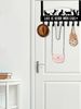 Over-The-Door Cat Organizer,8 Multi-Purpose Hooks For Wall Or Door, Home Storage_maomaolike.com