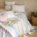 Dopamine Color Princess Style Australian Cotton Four-Piece Set Colorful Ruched Lace Bow Quilt Cover Four Seasons Skin-Friendly Bed_maomaolike.com