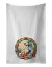 Chihuahua And Flowers Kitchen Towel Set Of 2 White Dish Towels Decorative Bathroom Hand Towel For Hand, Face, Hair, Yoga, Tea, Dishcloth, 19 X 28", White_maomaolike.com