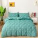 Solid Color Cut Flower Square Shape Quilt Cover Full Size_maomaolike.com