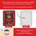 Tibetan Spaniel Holiday Christmas Porcelain Ornament Christmas Tree Hanging Decorations For Home Christmas Holiday, Rectangle, Gift, Multicolor_maomaolike.com