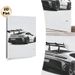 Sports Car Painting Poster, Sleek Monochrome 2022 GT3 RS Racing Car Poster, Stylized High-performance Automotive Artwork, Ideal For Garage, Man Cave_maomaolike.com