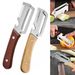 Wood Handle 2-in-1 Stainless Steel Peeler With Wide Blade, Labor Saving Vegetable Peeler Built-in Bottle Opener Kitchen Gadget
_maomaolike.com