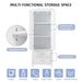 Tall Storage Cabinet With Two Drawers For Bathroom/Office_maomaolike.com