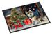 Alaskan Klee Kai Cozy Christmas Doormat Front Door Mat Indoor Outdoor Rugs For Entryway, Non Slip Washable Low Pile, 24H X 36W_maomaolike.com