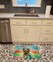 Cairn Terrier Hippie Dawg Memory Foam Kitchen Mat Machine Washable Anti-Fatigue Mat Cushion Comfort Bath Mat Or Kitchen Rug_maomaolike.com