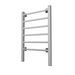 Electric Heated Towel Rack For Bathroom, Wall Mounted Towel Warmer, 6 Stainless Steel Bars Drying Rack_maomaolike.com